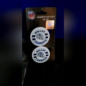 Dallas Cowboys Magnetic Bag Clips 2pc Set